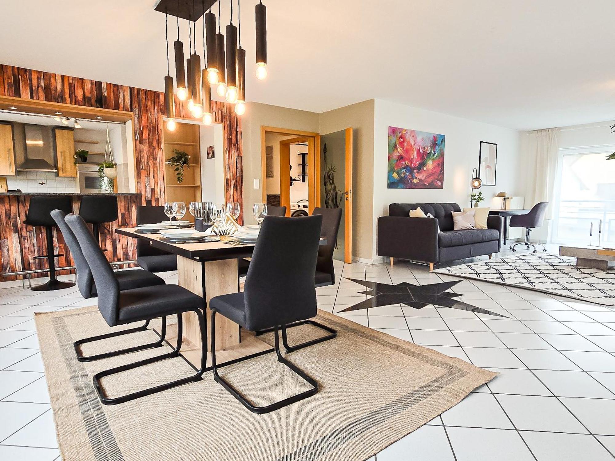 Star-Apartment - Calm, Spacious & Garden, 120M2 Nussloch ภายนอก รูปภาพ