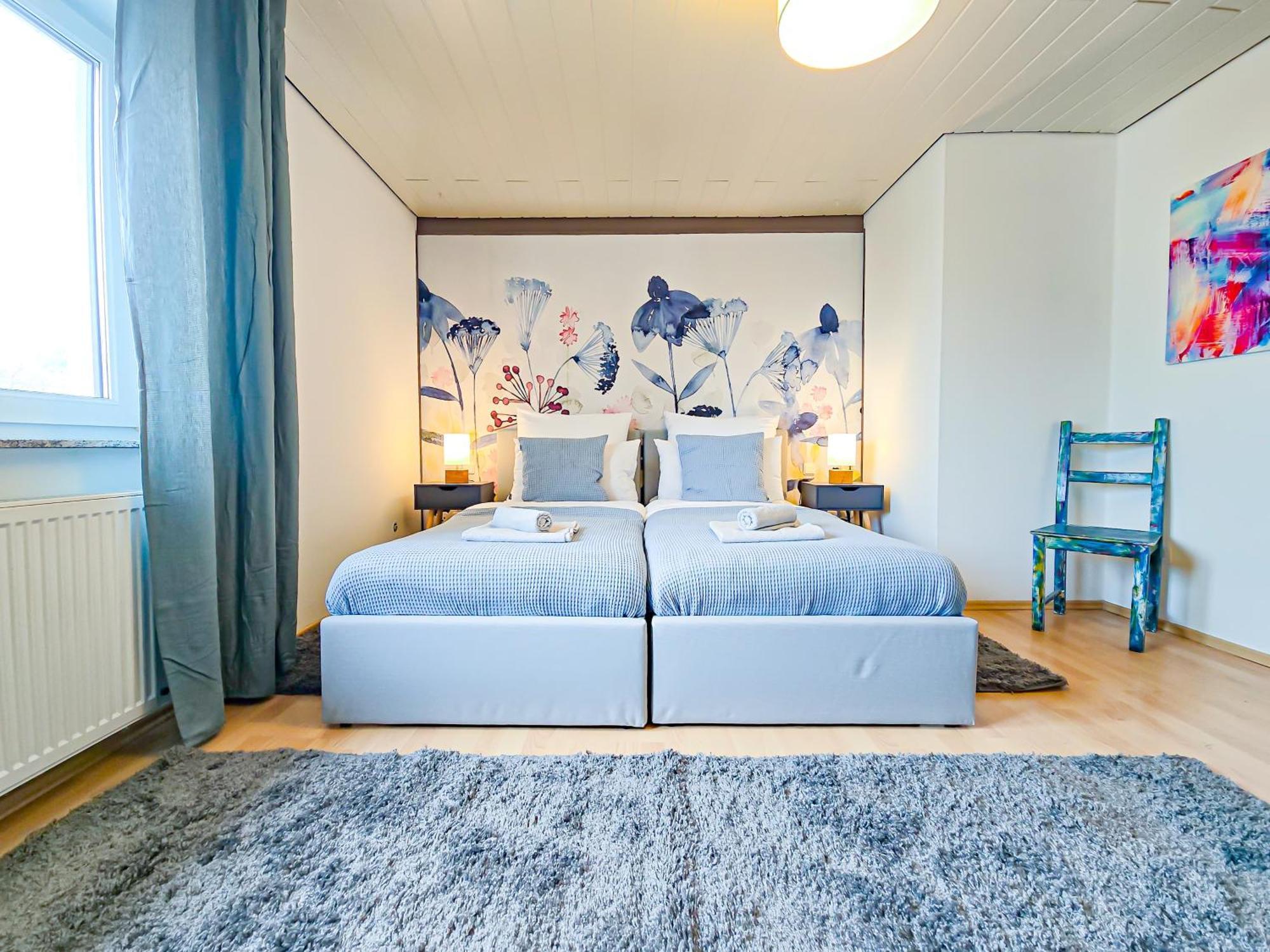 Star-Apartment - Calm, Spacious & Garden, 120M2 Nussloch ภายนอก รูปภาพ
