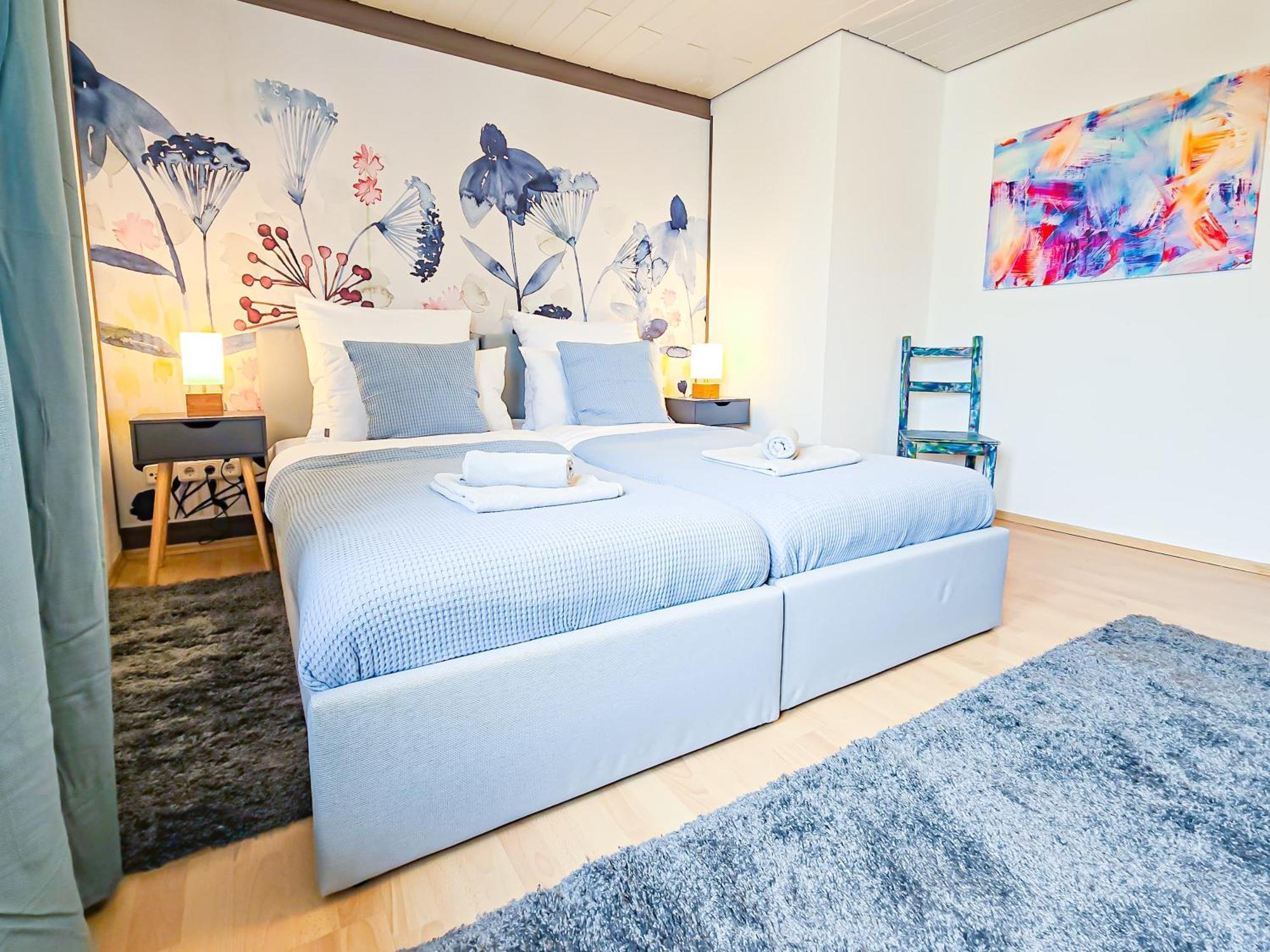 Star-Apartment - Calm, Spacious & Garden, 120M2 Nussloch ภายนอก รูปภาพ